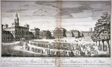 Horse Guards Parade, Westminster, London, 1754. Artist: John Maurer