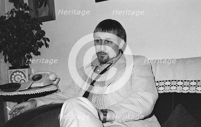 Peter King, At home, London, 1985. Creator: Brian O'Connor.