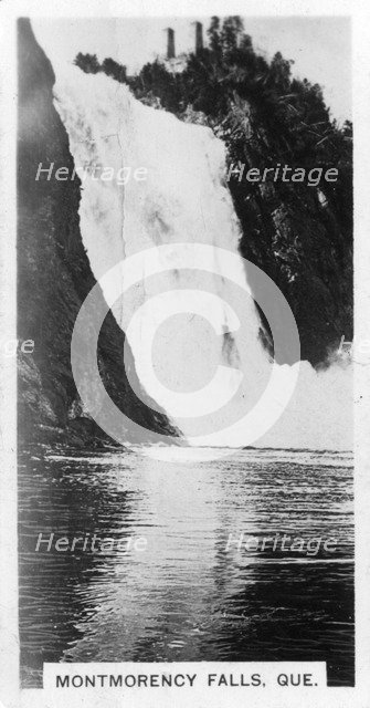Montmorency Falls, Quebec, Canada, c1920s. Artist: Unknown