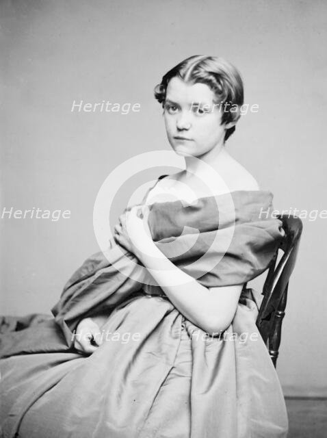 Miss Kate Chase, between 1855 and 1865. Creator: Unknown.