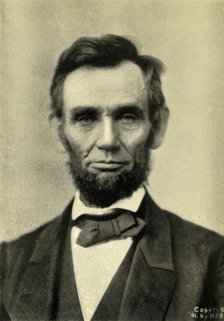 Abraham Lincoln, 1863, (1930). Creator: M. P. Rice.