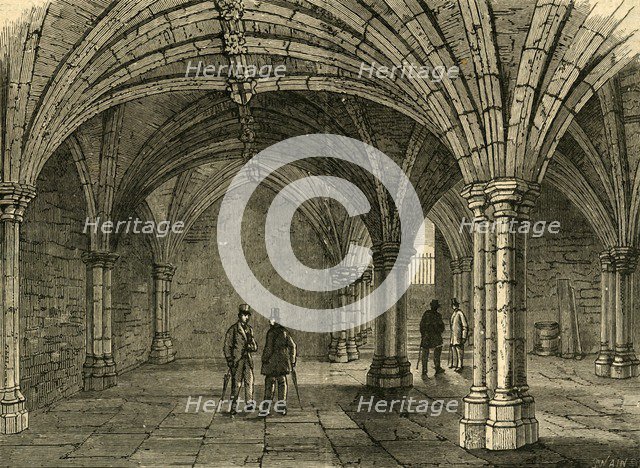 'The Crypt of Guildhall', 1897. Creator: Unknown.