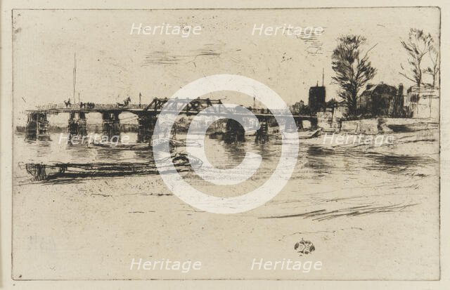 Chelsea, 1879. Creator: James Abbott McNeill Whistler.