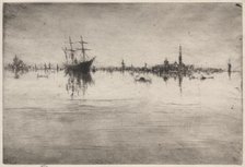 Nocturne, 1879-1880. Creator: James McNeill Whistler (American, 1834-1903).