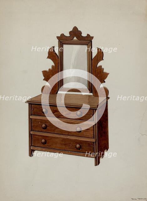 Doll's Dresser, c. 1937. Creator: Dana Bartlett.