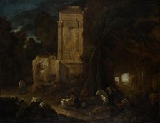 Landscape with Ancient Ruins, 1643. Creator: Abraham van Cuylenborch.
