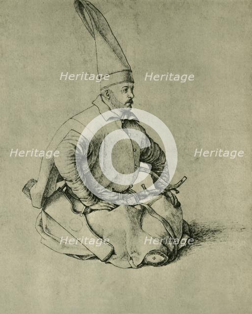 Turkish Janissary, 1479-1481, (1943). Creator: Gentile Bellini.