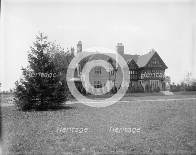 Edward C. Walker residence, Walkerville, Ont., between 1906 and 1915. Creator: William H. Jackson.