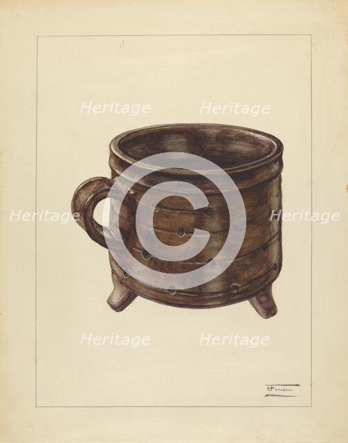 Cheese Pot, c. 1940. Creator: Frank Fumagalli.