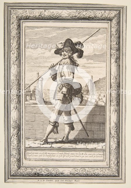 A Pikeman, 1632. Creator: Abraham Bosse.
