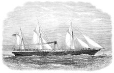 The Dundee screw steamship Hibernia, 1865. Creator: Smyth.