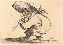 The Flageolet Player, c. 1622. Creator: Jacques Callot.