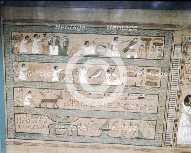 Papyrus of Ani,  c1250 BC. Artist: Unknown.
