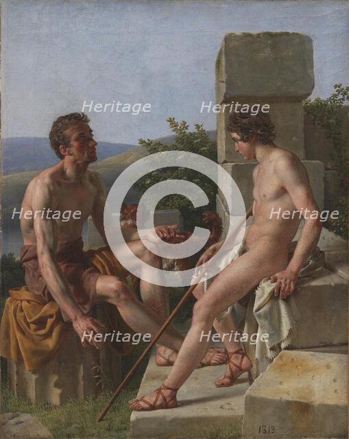 Two Sheperds, 1813. Creator: CW Eckersberg.