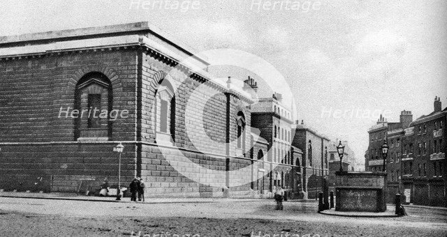 Newgate Prison, London, late 19th-early 20th century (1926-1927). Artist: Unknown