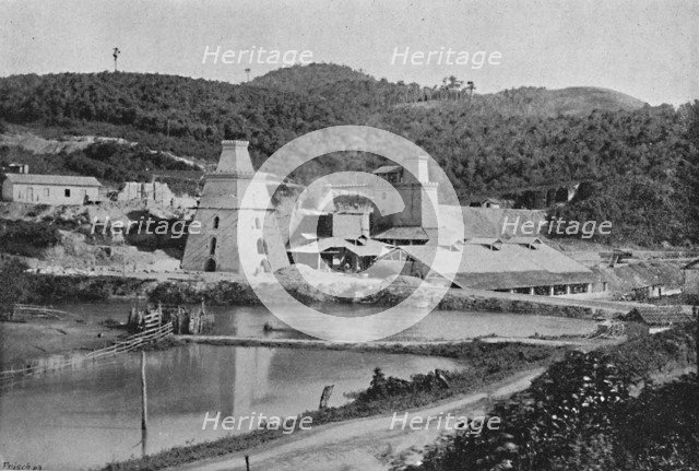 'Os Fornos de Calieras', (Lime kilns), 1895. Artist: Paulo Kowalsky.