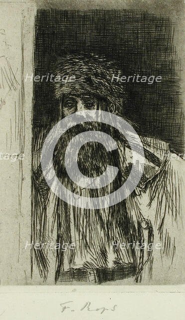 Le Moujick, 1874. Creator: Félicien Rops.