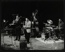 The JJ Johnson Quintet performing at the Hertfordshire Jazz Festival, St Albans Arena, 4 May 1993. Artist: Denis Williams