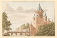 View of the Kleine Houtpoort in Haarlem, 1700-1850. Creator: Anon.