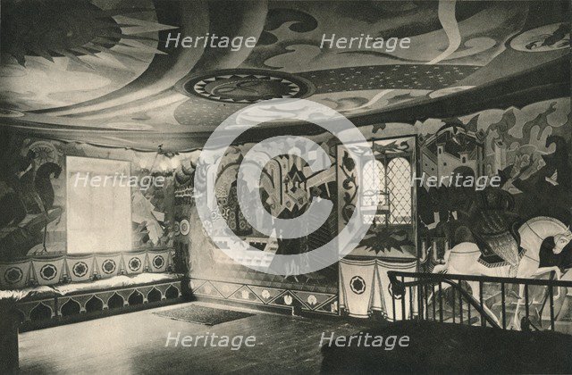 'Decorations in a Hall', c1927. Artist: Alexandre Jacovleff.