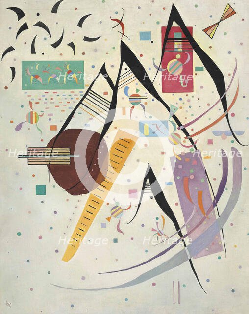 Black Tips, 1937. Creator: Kandinsky, Wassily Vasilyevich (1866-1944).