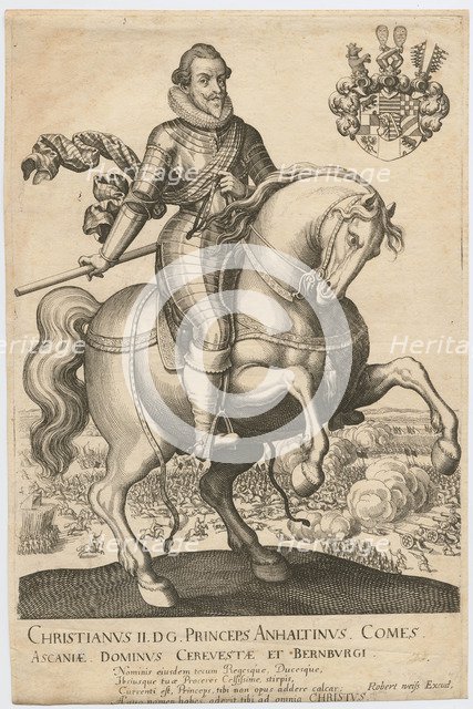 Portrait of Christian I, Prince of Anhalt-Bernburg (1568-1630), 1630.