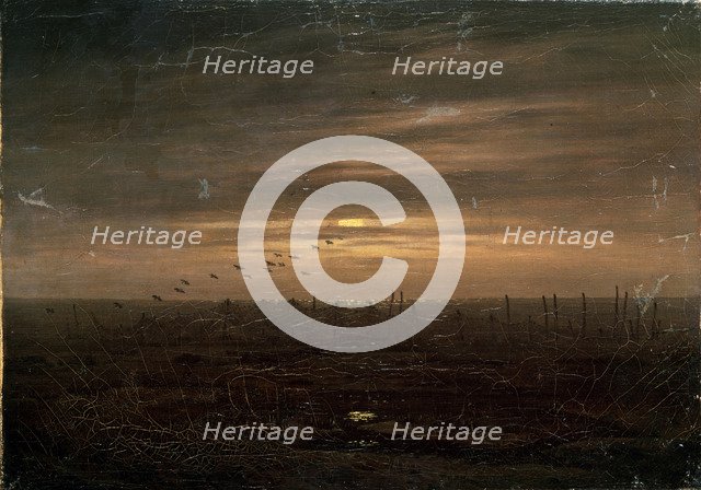 'Fishing Nets', late 18th or 19th century. Artist: Caspar David Friedrich