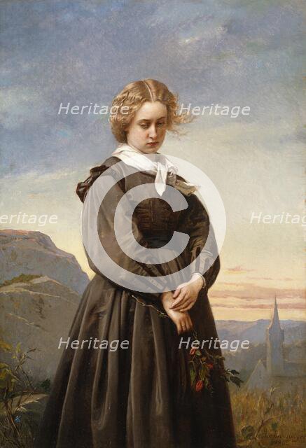 Love's Melancholy, 1866. Creator: Constant Mayer.