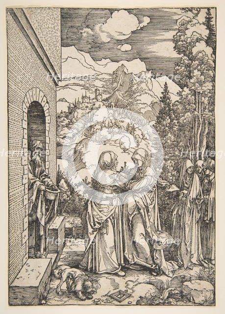 The Visitation, from The Life of the Virgin, 1503-4. Creator: Albrecht Durer.