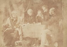Sir David Brewster, Earle Monteith, Dr. Welsh & Two Others, 1843-47. Creators: David Octavius Hill, Robert Adamson, Hill & Adamson.