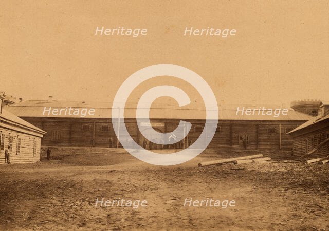 Korsakov Prison for Exiled Convicts in Southern Sakhalin, 1880-1899. Creator: Innokenty Ignatievich Pavlovsky.