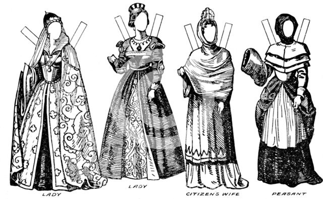 'The Gallery of English Costume: Some of the Dresses Worn in William III's Time', c1934. Artist: Unknown.