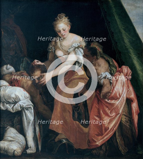 Judith with the Head of Holofernes, c. 1580. Artist: Veronese, Paolo (1528-1588)
