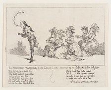 La politesse Françoise, or The English Ladies Petition to His Excellency the Mushro..., May 4, 1789. Creator: Thomas Rowlandson.