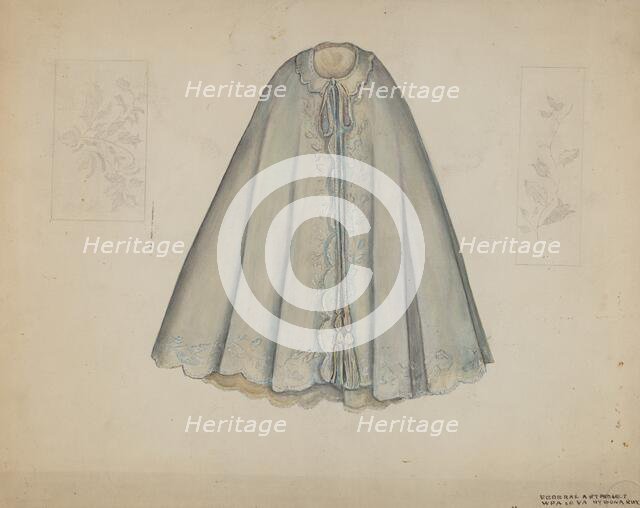 Child's Cape, 1935/1942. Creator: Edna C. Rex.