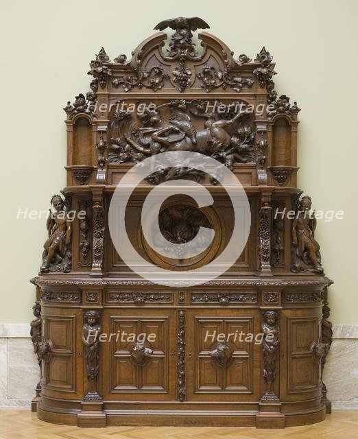 Sideboard, c. 1855. Creator: Joseph Alexis Bailly (American, 1825-1883), attributed to.