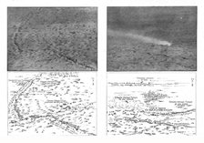 'Une attaque au Sud de la Somme vue d'un avion a cent cinquante metres d'altiude', 1916. Creator: Unknown.