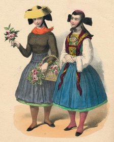 'Vierlander Madchen', 19th century. Creator: Unknown.