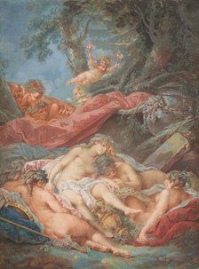Sleeping Bacchantes, 3rd quarter of the 18th century. Creator: Jacques Charlier.