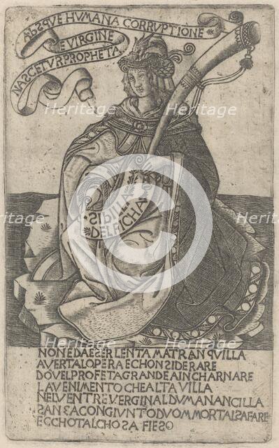 Delphian Sibyl, early 15th century. Creator: Unknown.