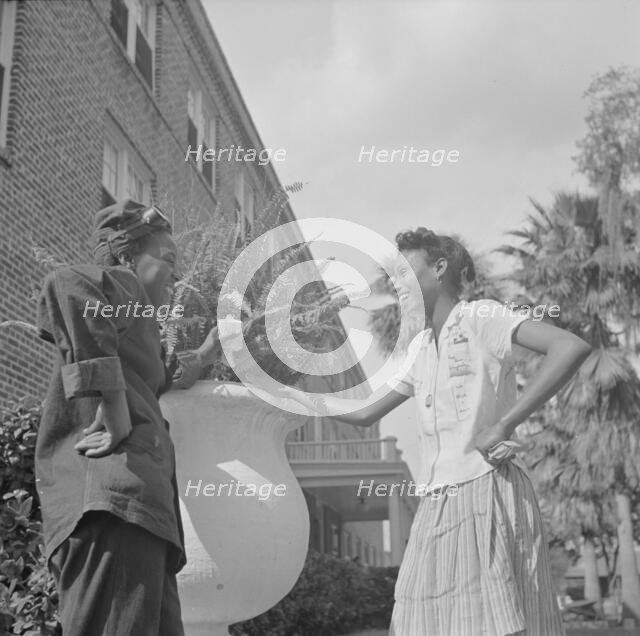 Bethune-Cookman College, Daytona Beach, Florida, 1943. Creator: Gordon Parks.