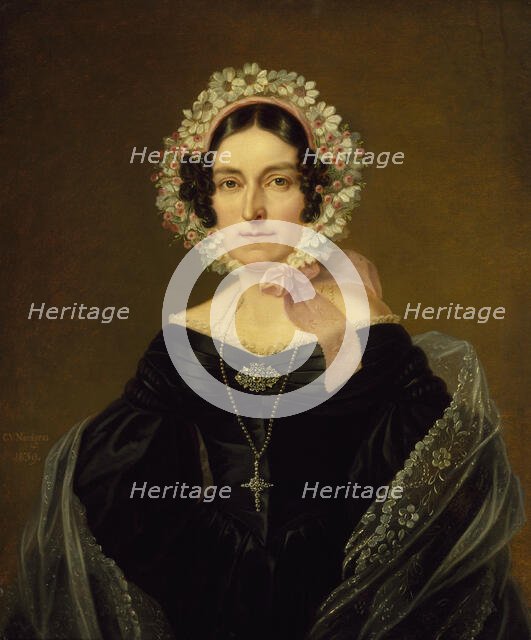 Sofia Magdalena Cantzler, 1839. Creator: Carl Wilhelm Nordgren.