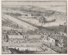 Detail of the Park at Enghien (right half), 1685. Creator: Romeyn de Hooghe.