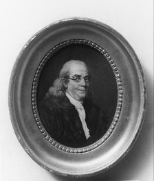 Portrait of Benjamin Franklin, 1776-1883. Creator: Unknown.