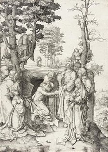 The Raising of Lazarus, c1507. Creator: Lucas van Leyden.