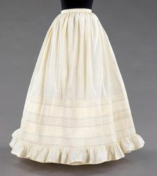 Petticoat, American, 1850-60. Creator: Unknown.