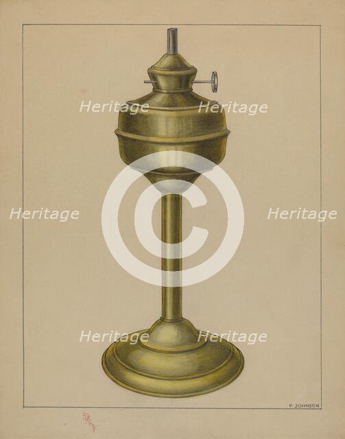 Lamp, c. 1935. Creator: Philip Johnson.