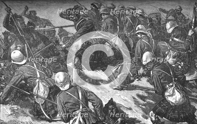 'The Battle of El Teb', c1881-85. Artist: Unknown.
