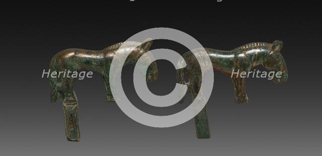Pair of Wild Horses, c. 100 BC-AD 100. Creator: Unknown.