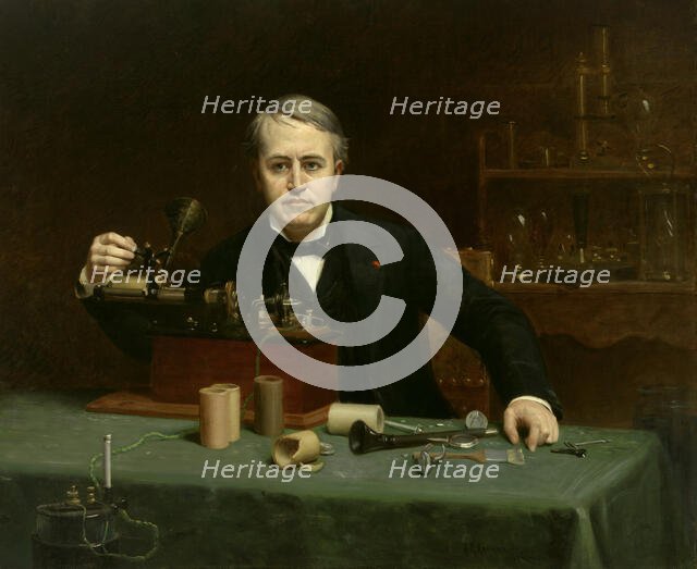 Thomas Alva Edison, 1890. Creator: Abraham Archibald Anderson.